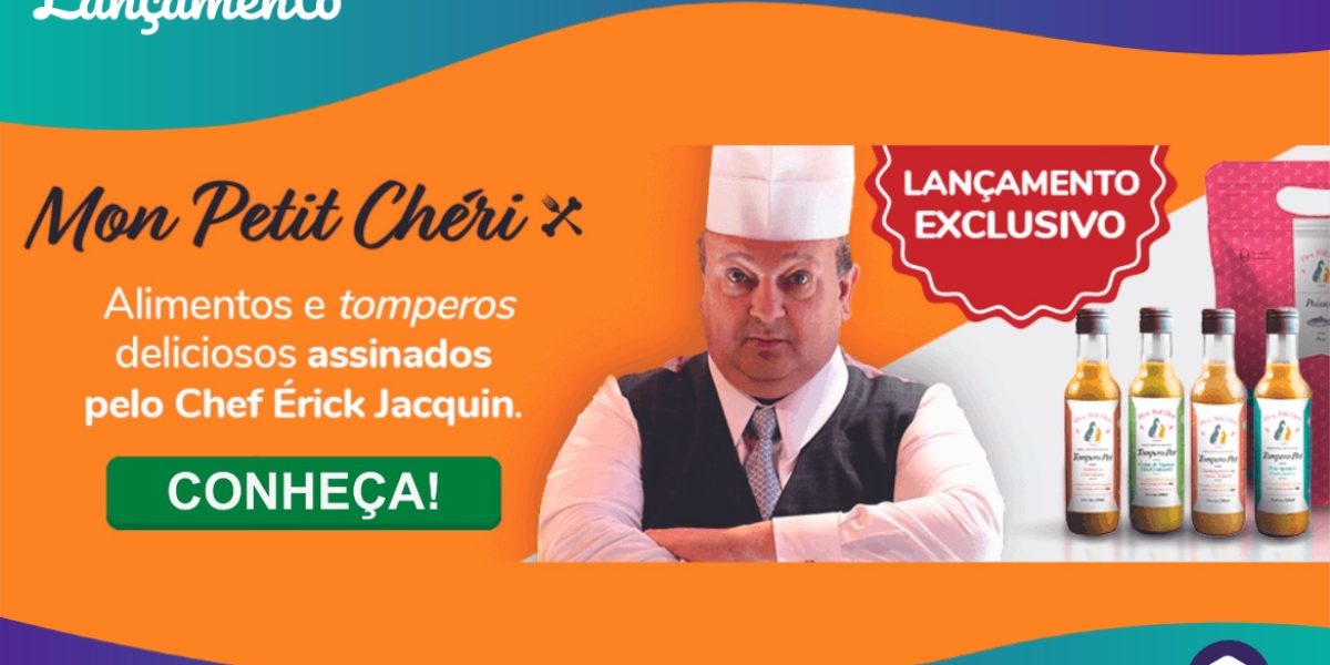 Lançamento - Mon Petit Chéri linha de alimentos assinada pelo chef Jacquin Cobasi - 26.10.2020