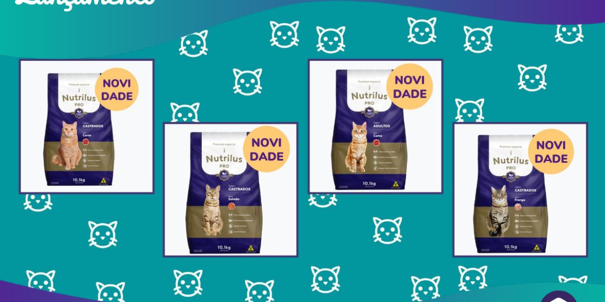Lançamento - Ração Nutrilus Pro para gatos PetLove - 15.07.2021