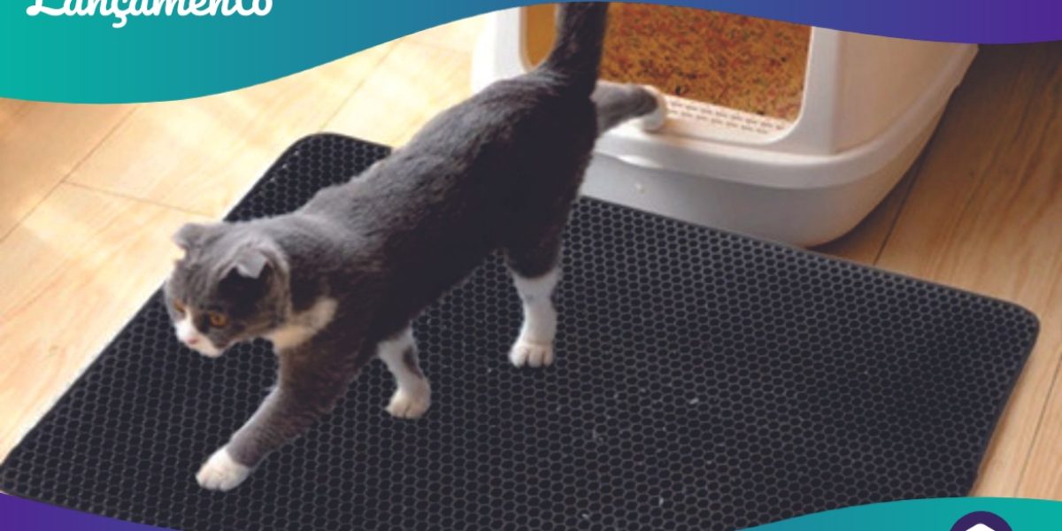Lançamento - Tapete contra sujeira Mat Cat sanitário de gatos Jambo BitCão - 01.10.2020