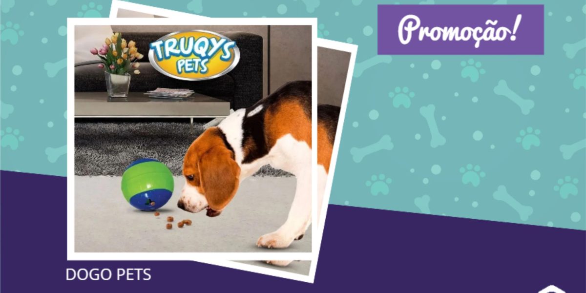 Promoção - Brinquedo dispenser snack ball Truqys com 20% de desconto DogoPets - 17.01.2022
