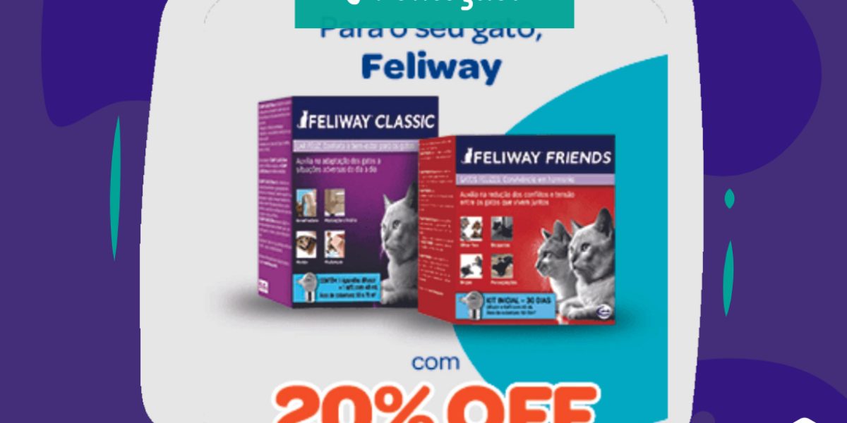 Promoção - Feliway para Gatos com 20% de desconto Cobasi - 22.02.2021